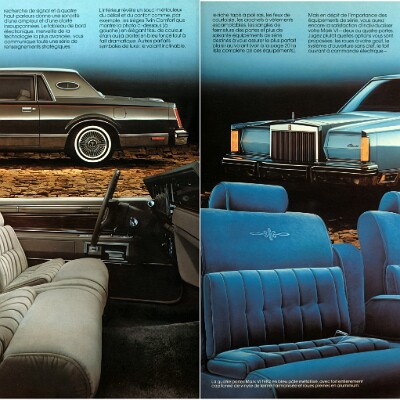 1982 Lincoln & Mark VI Brochure (Cdn-Fr) 10-11