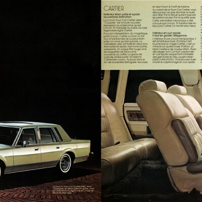 1982 Lincoln & Mark VI Brochure (Cdn-Fr) 14-15