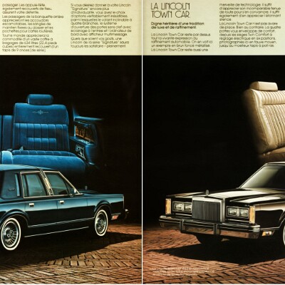 1982 Lincoln & Mark VI Brochure (Cdn-Fr) 16-17