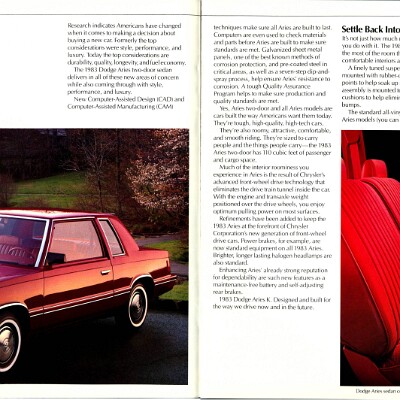 1983 Dodge Aries Brochure 06-07