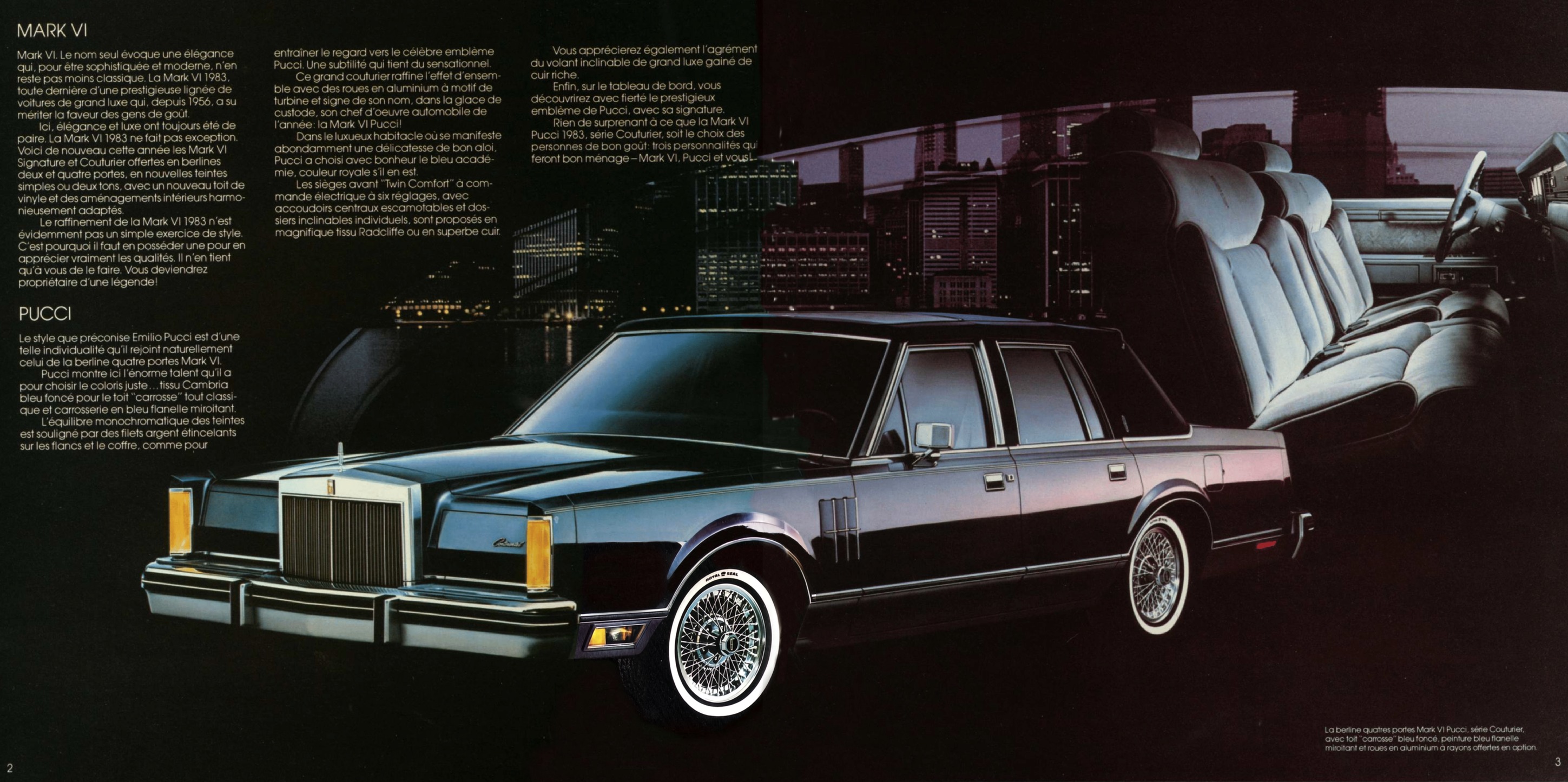 1983 Lincoln & Mark VI Brochure (Cdn-Fr) 02-03