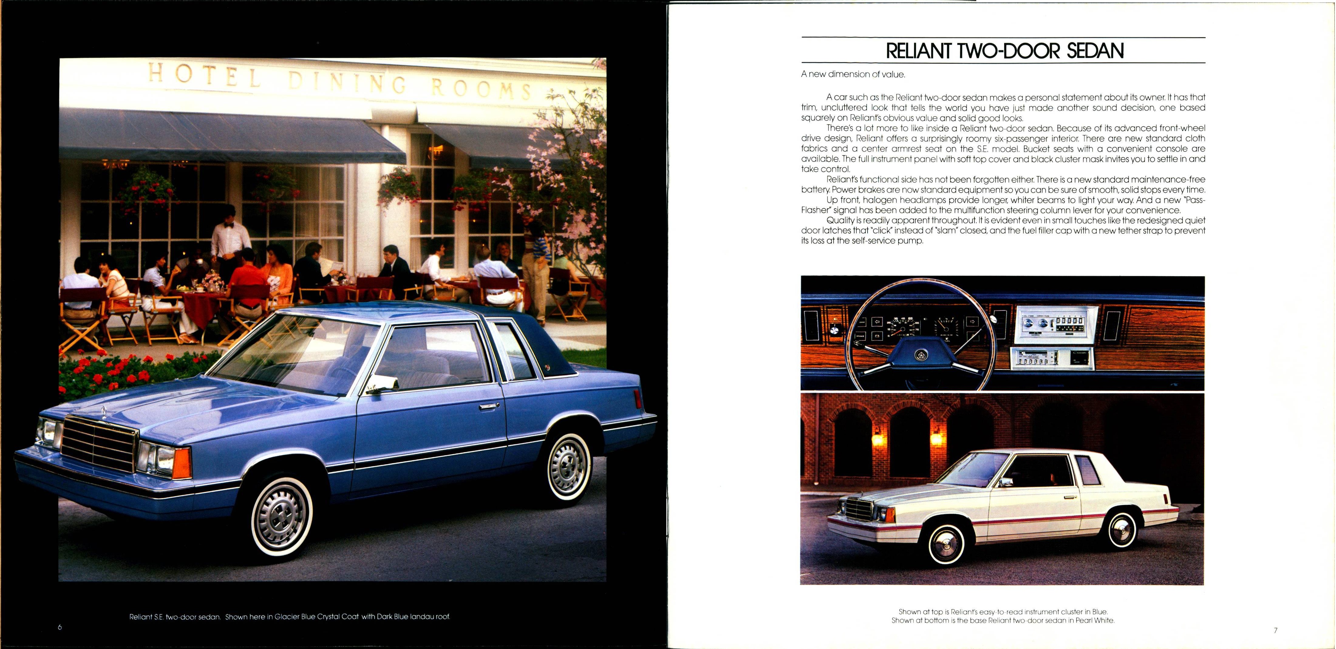 1983 Plymouth Reliant Brochure 06-07