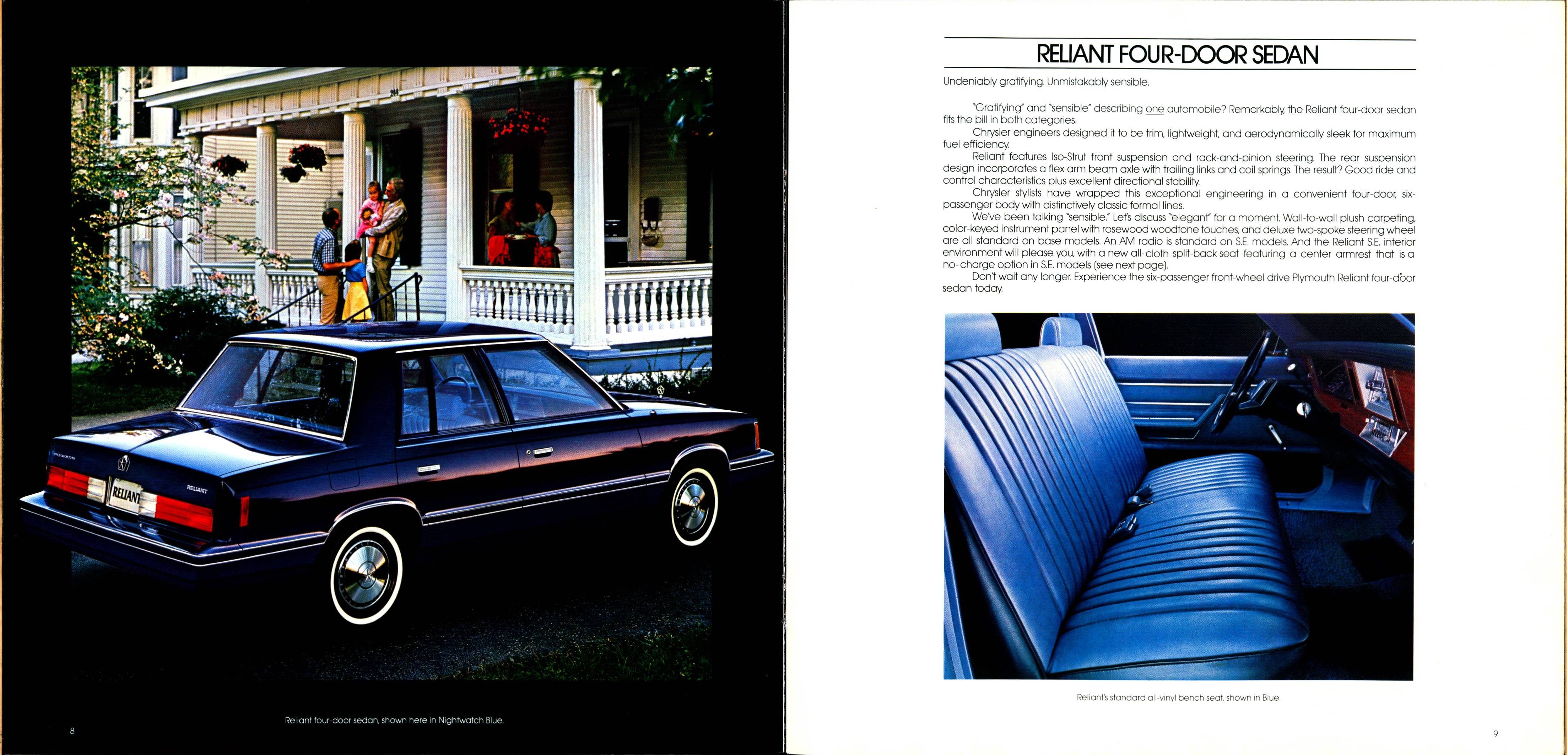 1983 Plymouth Reliant Brochure 08-09