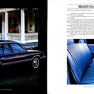 1983 Plymouth Reliant Brochure 08-09
