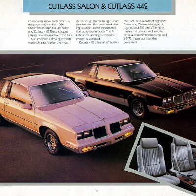 1986 Oldsmobile Cutlass Supreme Brochure (Cdn) 04
