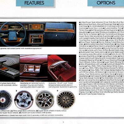 1986 Oldsmobile Cutlass Supreme Brochure (Cdn) 05