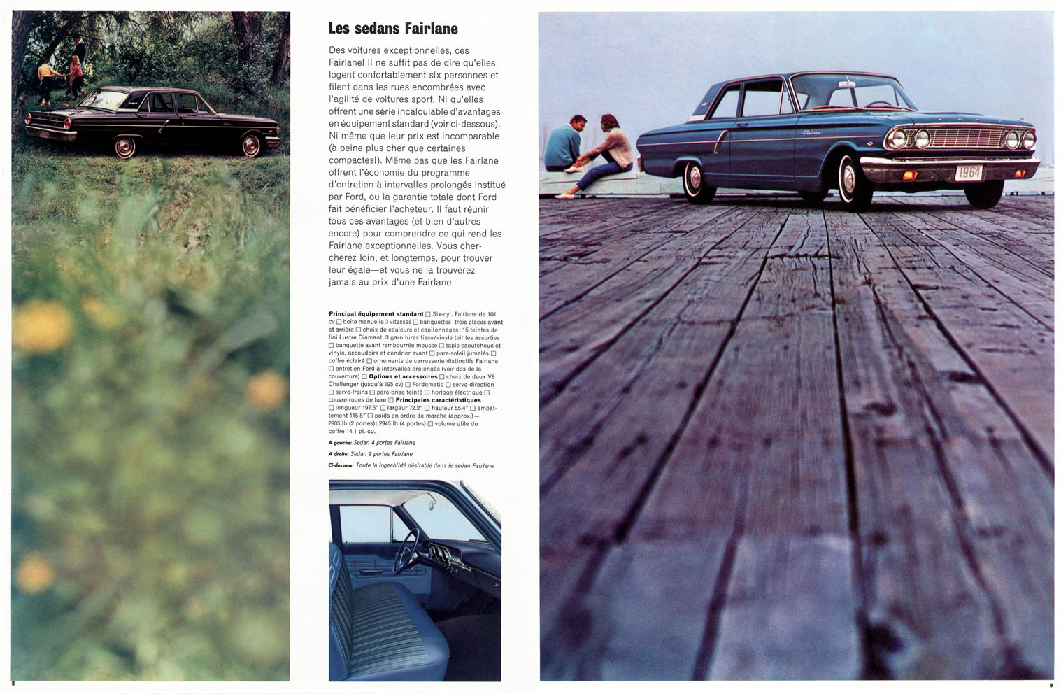 1964 Ford Fairlane Brochure (Cdn-Fr) 08-09