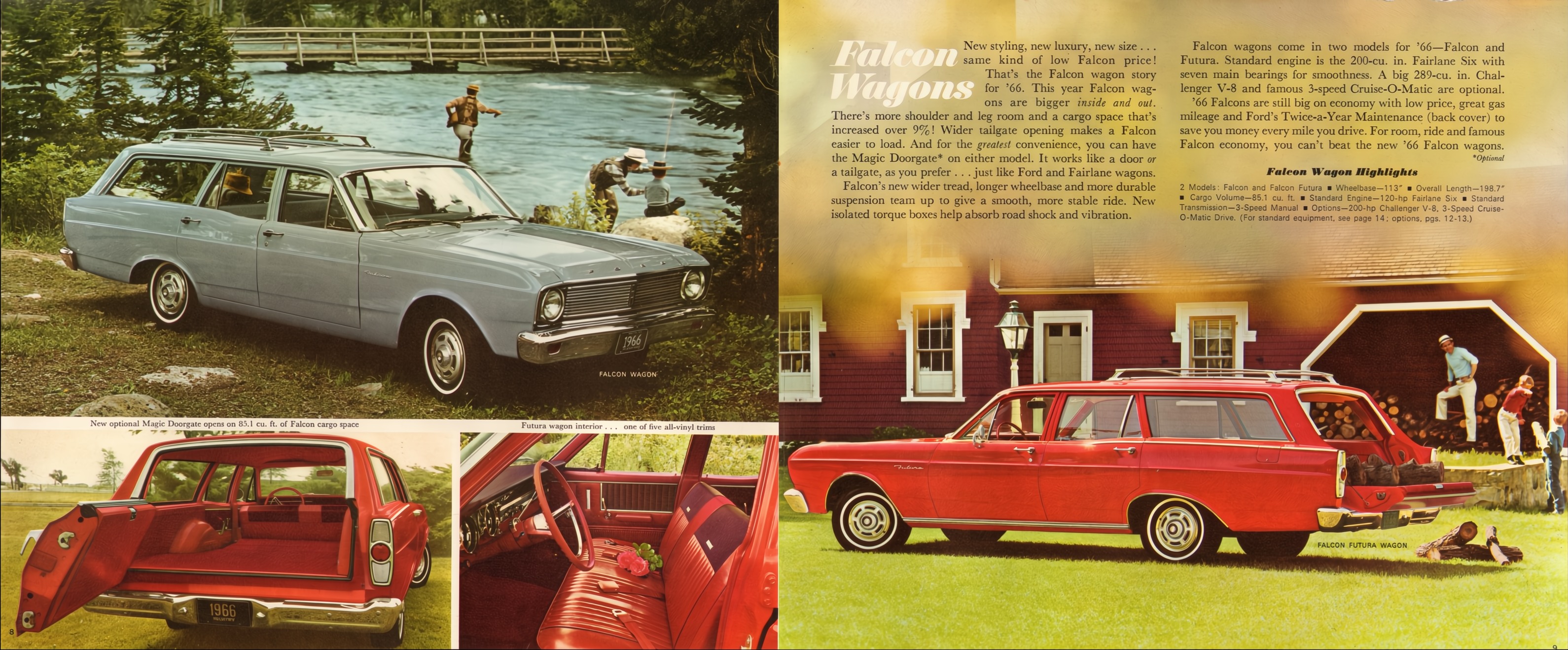 1966 Ford Wagons Brochure (Rev) 08-09