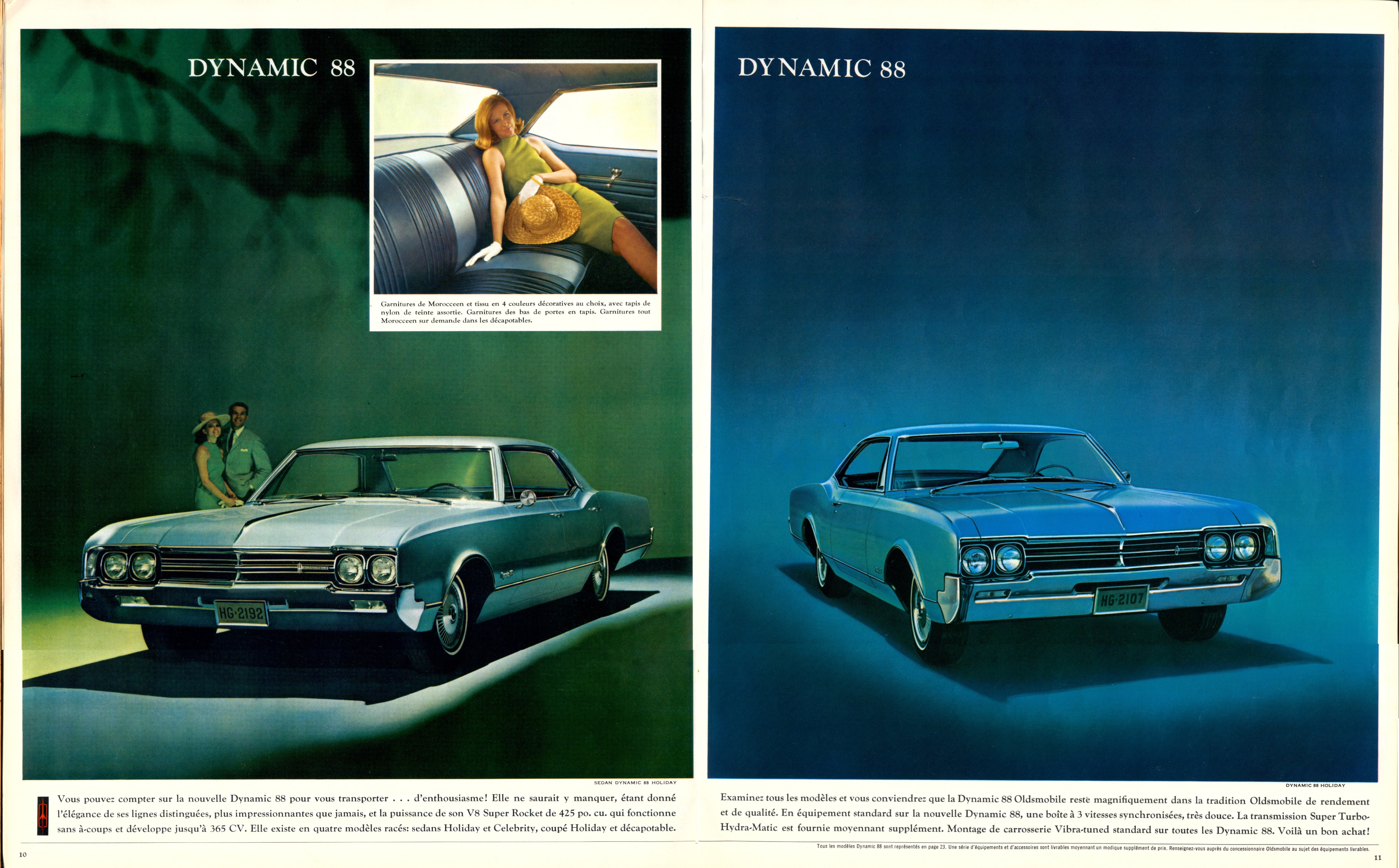 1966 Oldsmobile Full Line Brochure (Cdn-Fr) 10-11