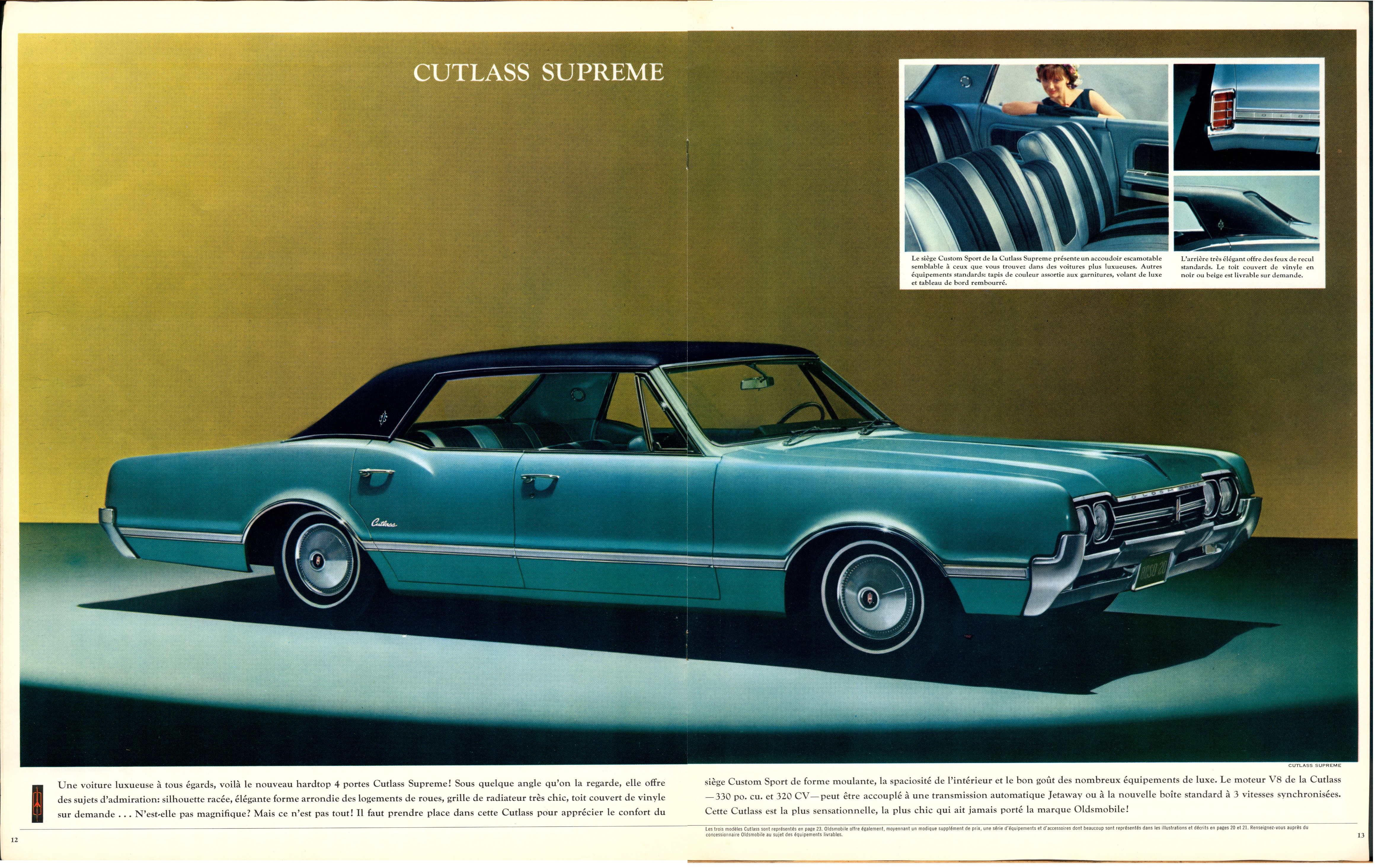 1966 Oldsmobile Full Line Brochure (Cdn-Fr) 12-13