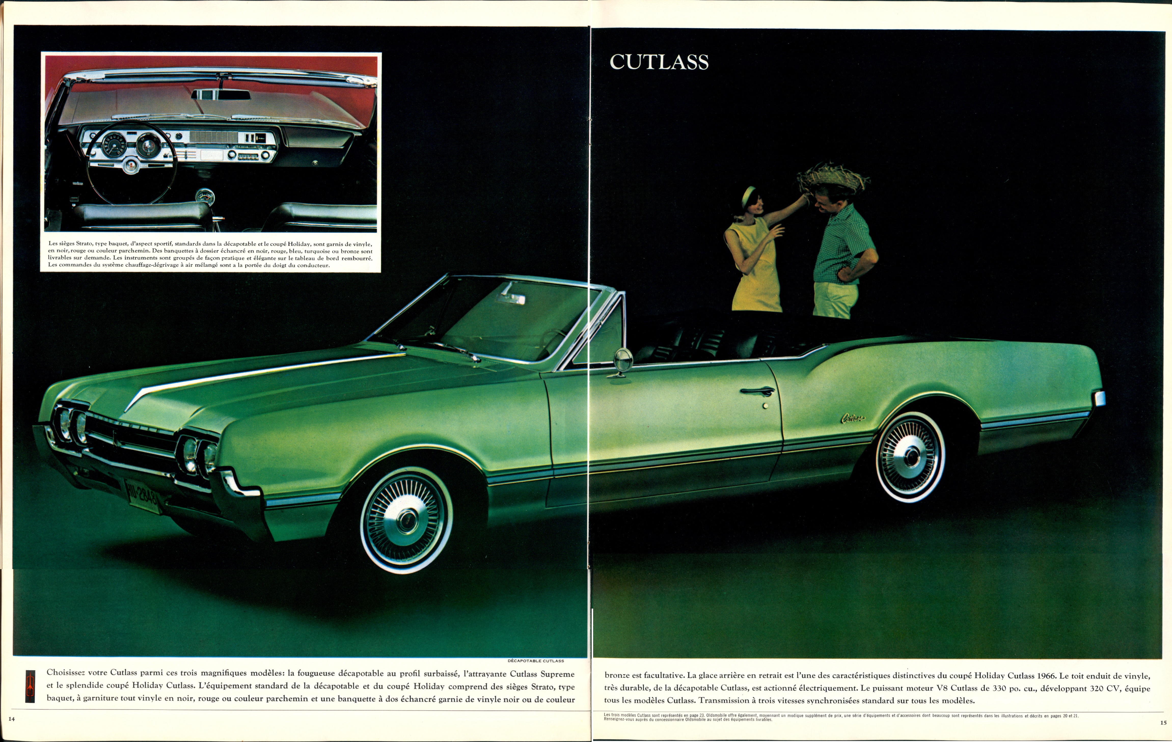 1966 Oldsmobile Full Line Brochure (Cdn-Fr) 14-15