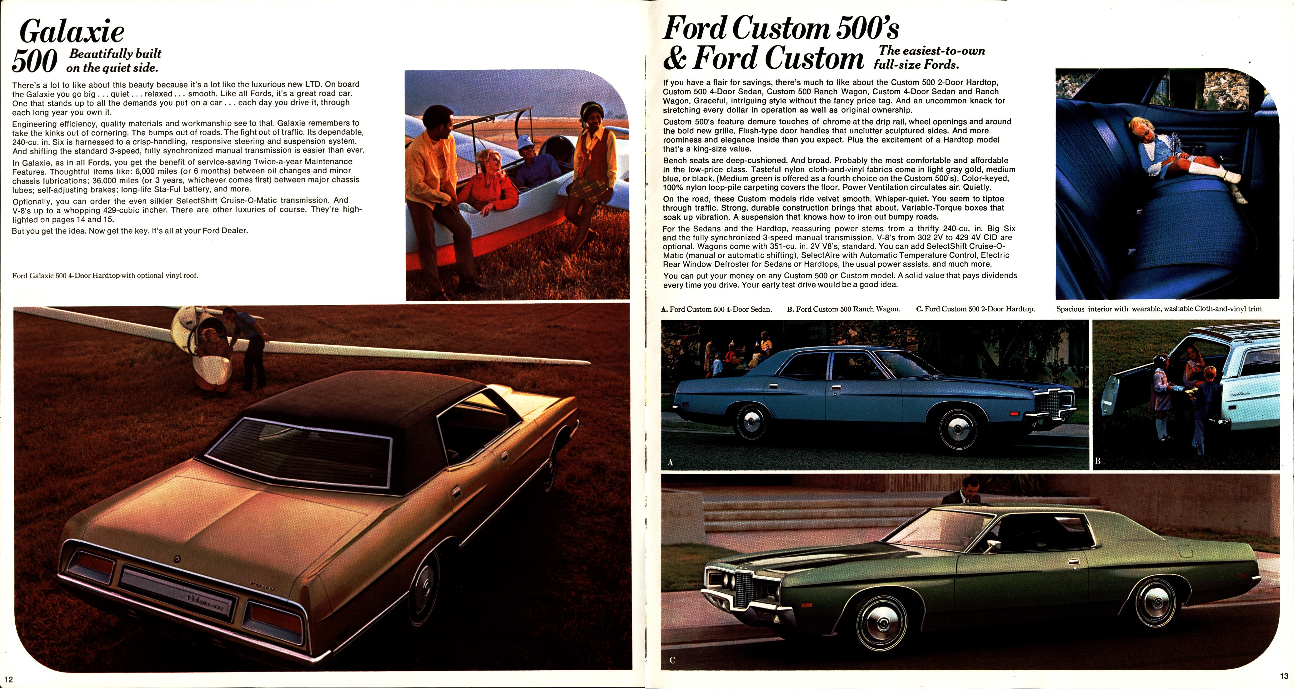 1971 Ford Full Size Brochure (Cdn) 12-13