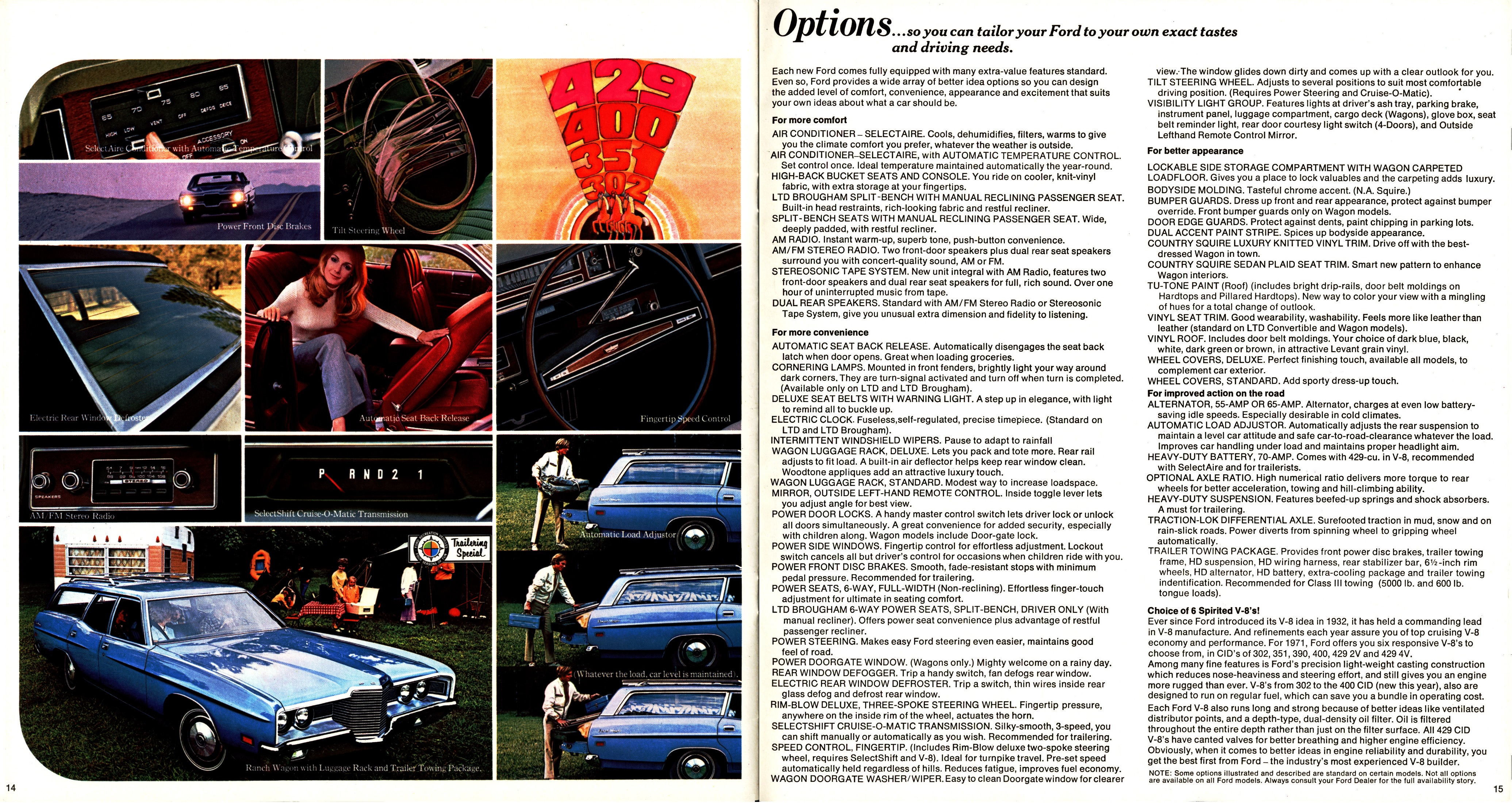 1971 Ford Full Size Brochure (Cdn) 14-15