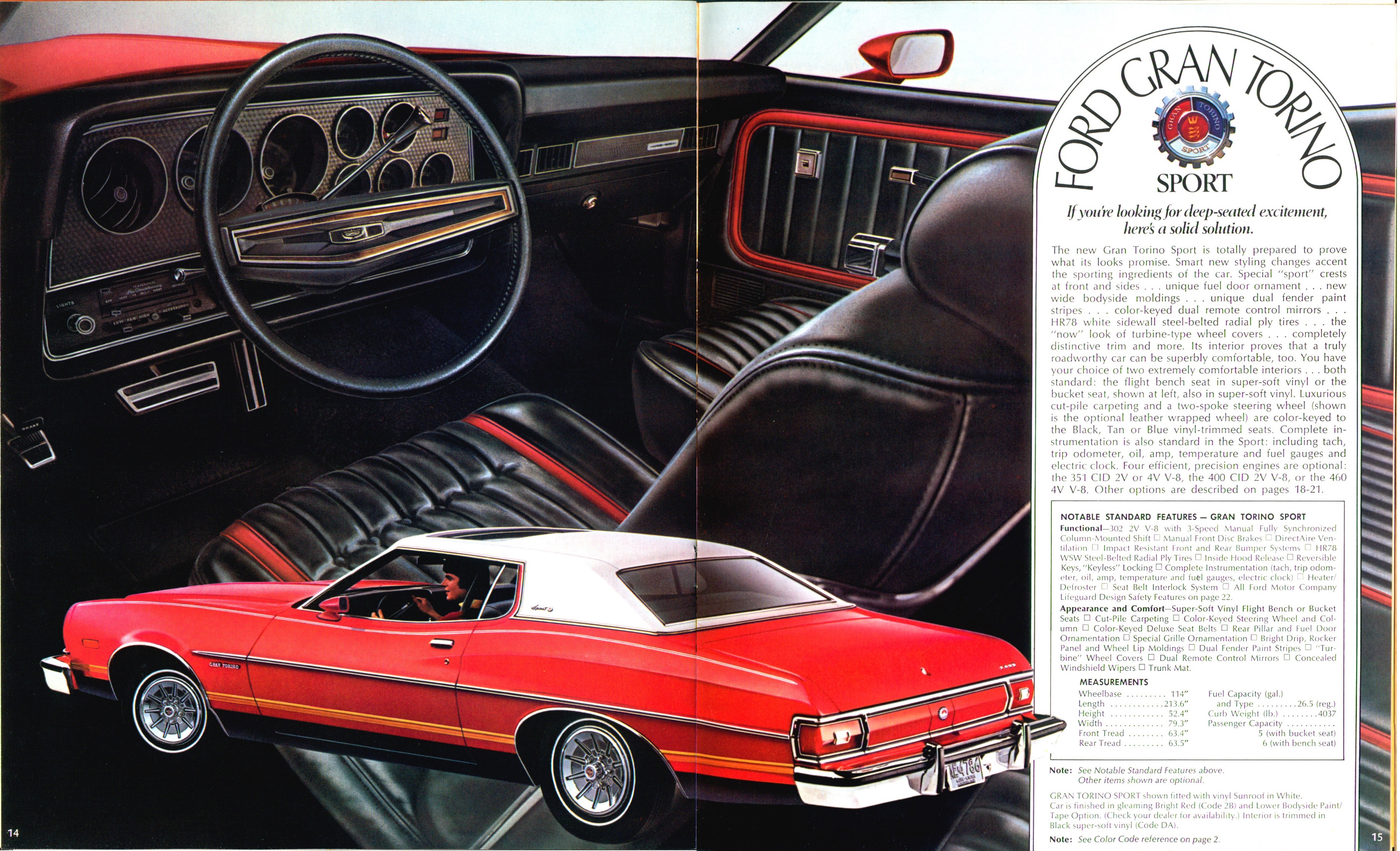 1974 Ford Torino Brochure (Rev) 14-15