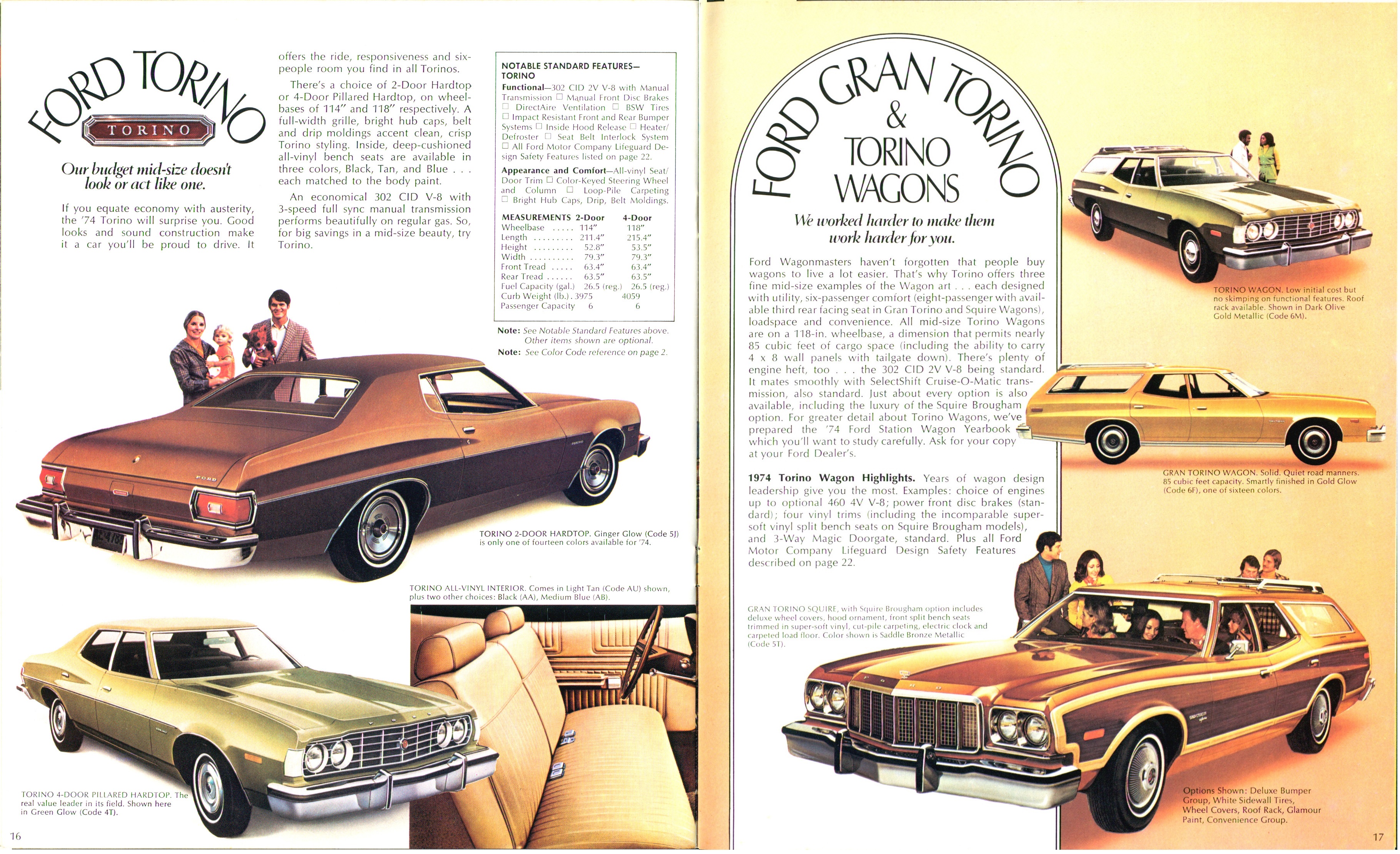 1974 Ford Torino Brochure (Rev) 16-17