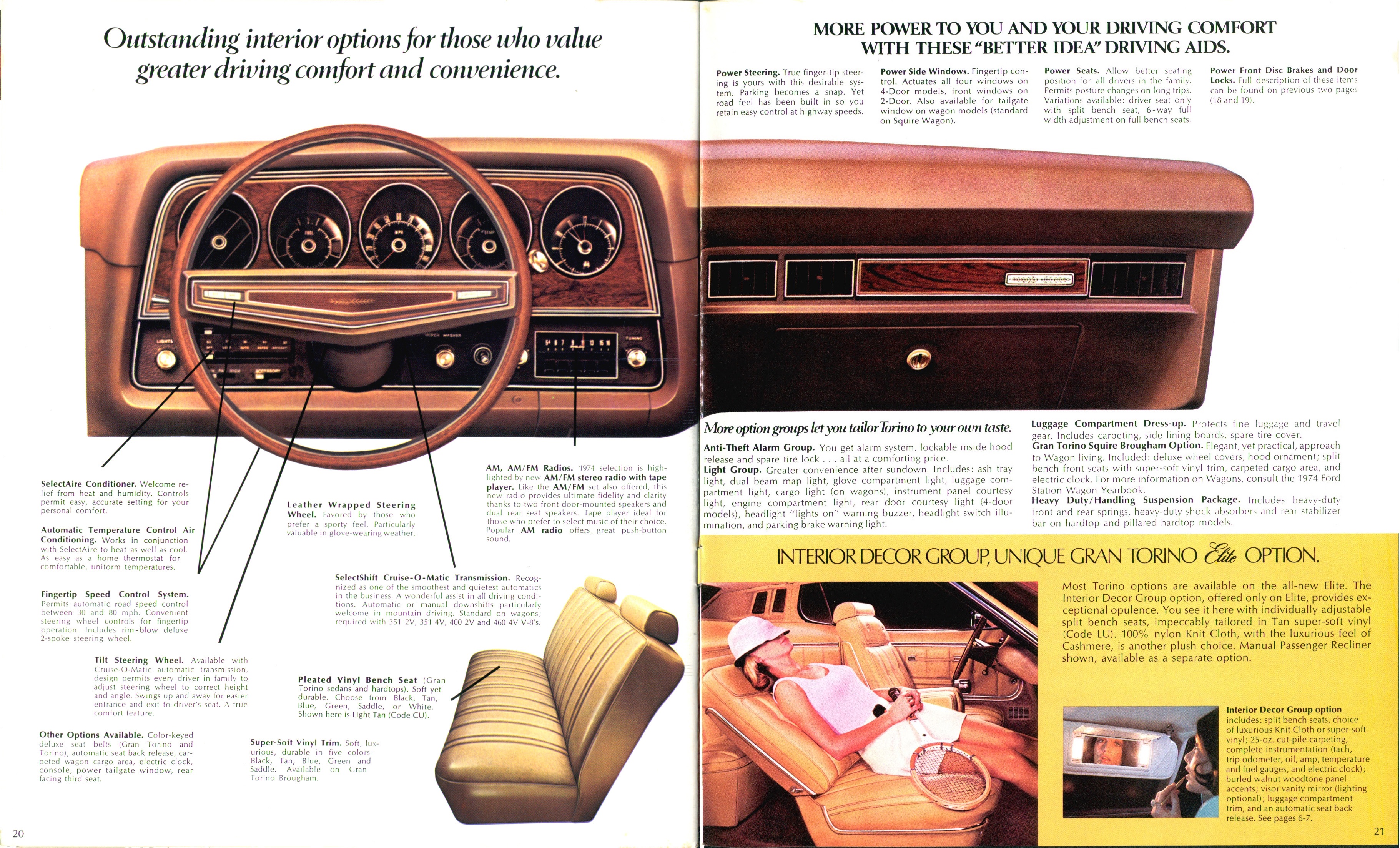 1974 Ford Torino Brochure (Rev) 20-21