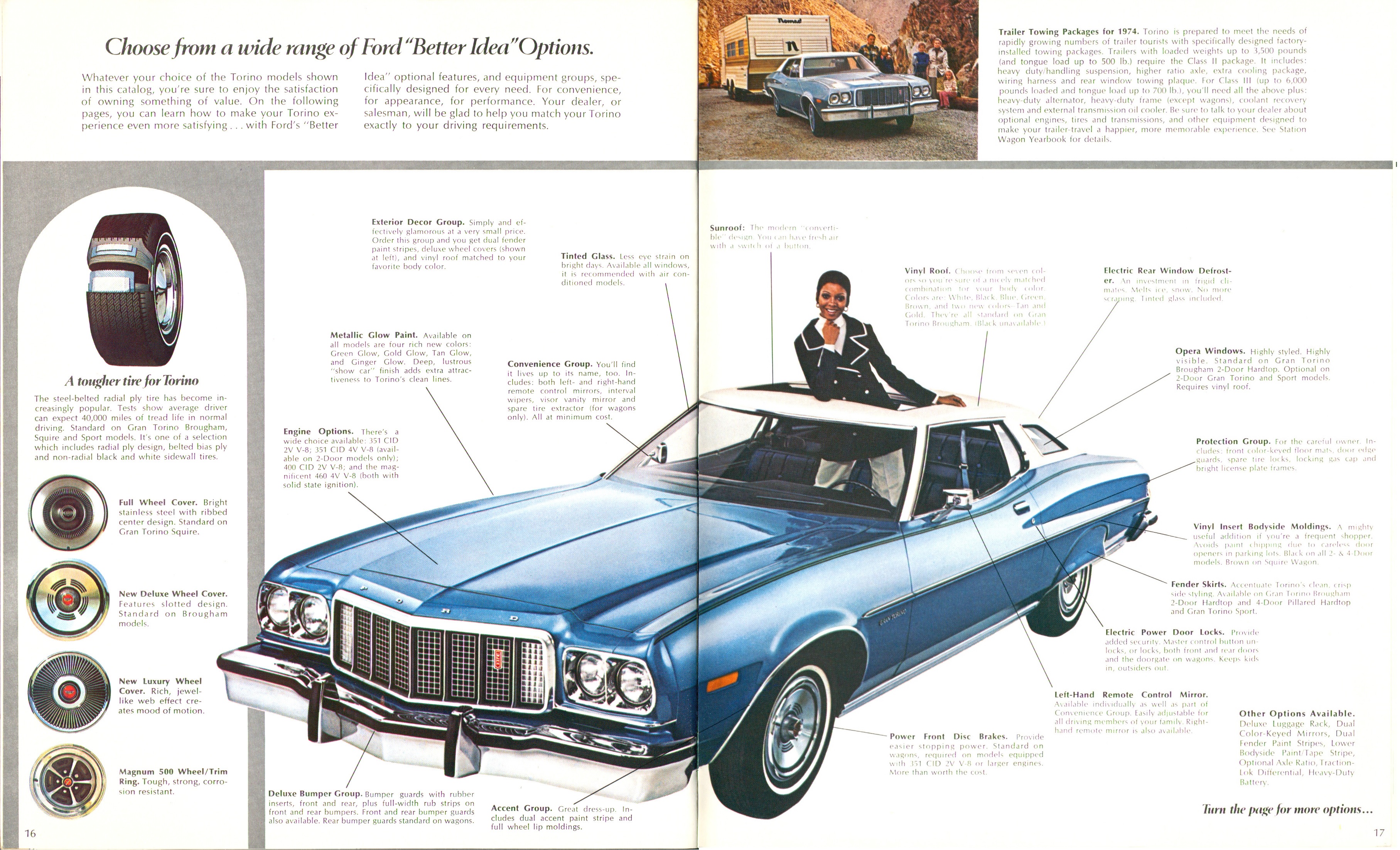 1974 Ford Torino Brochure 16-17