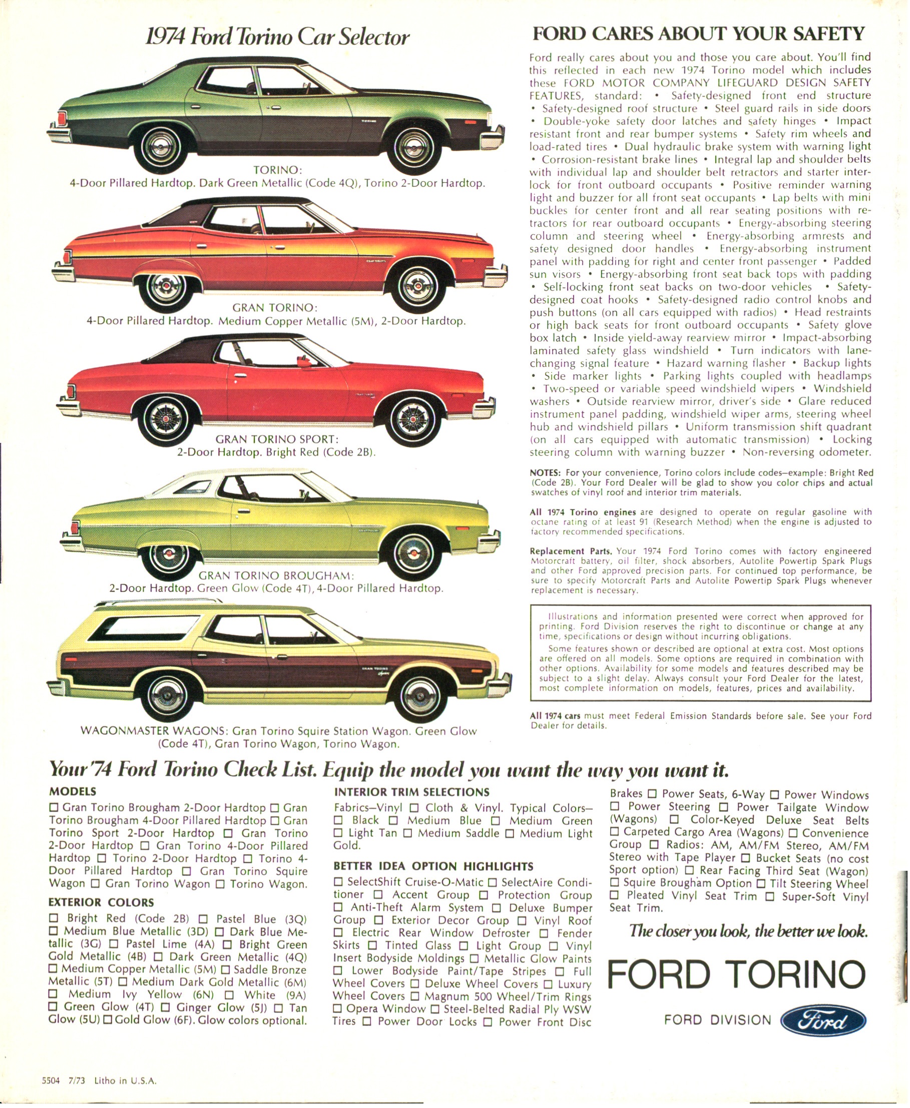 1974 Ford Torino Brochure 20