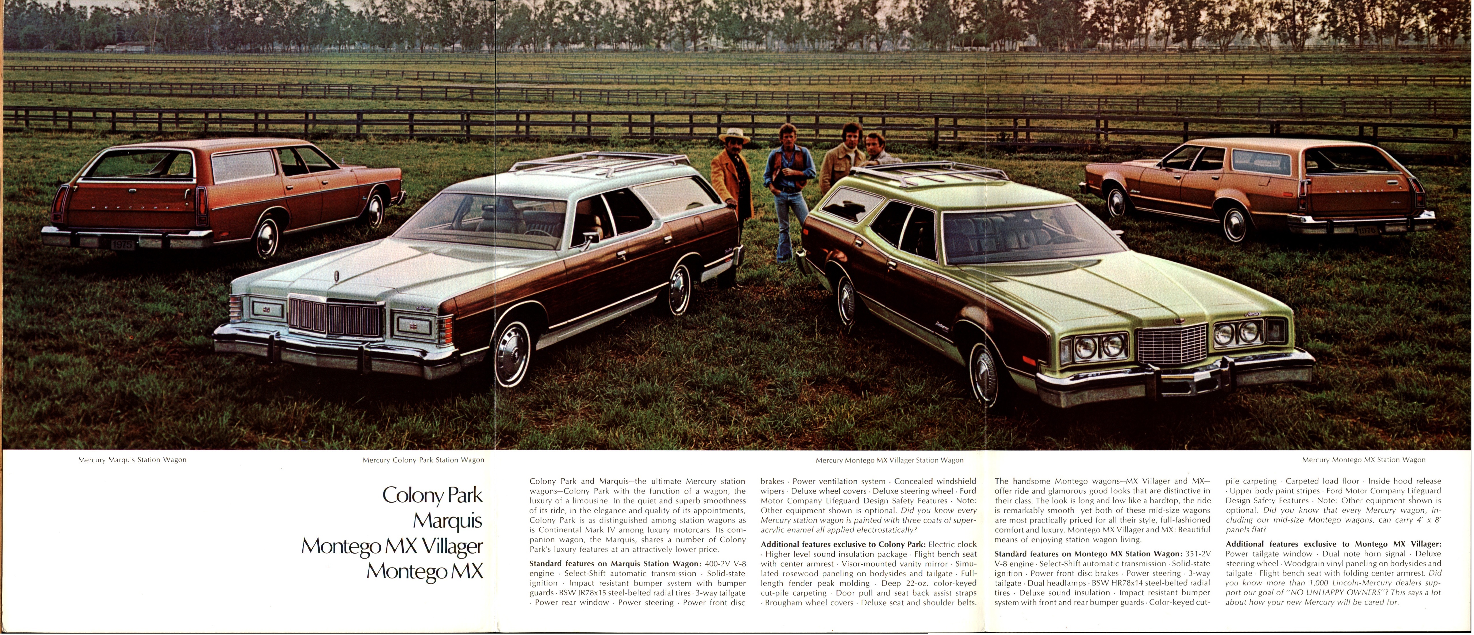 1975 Mercury Wagons Foldout 02-03-04