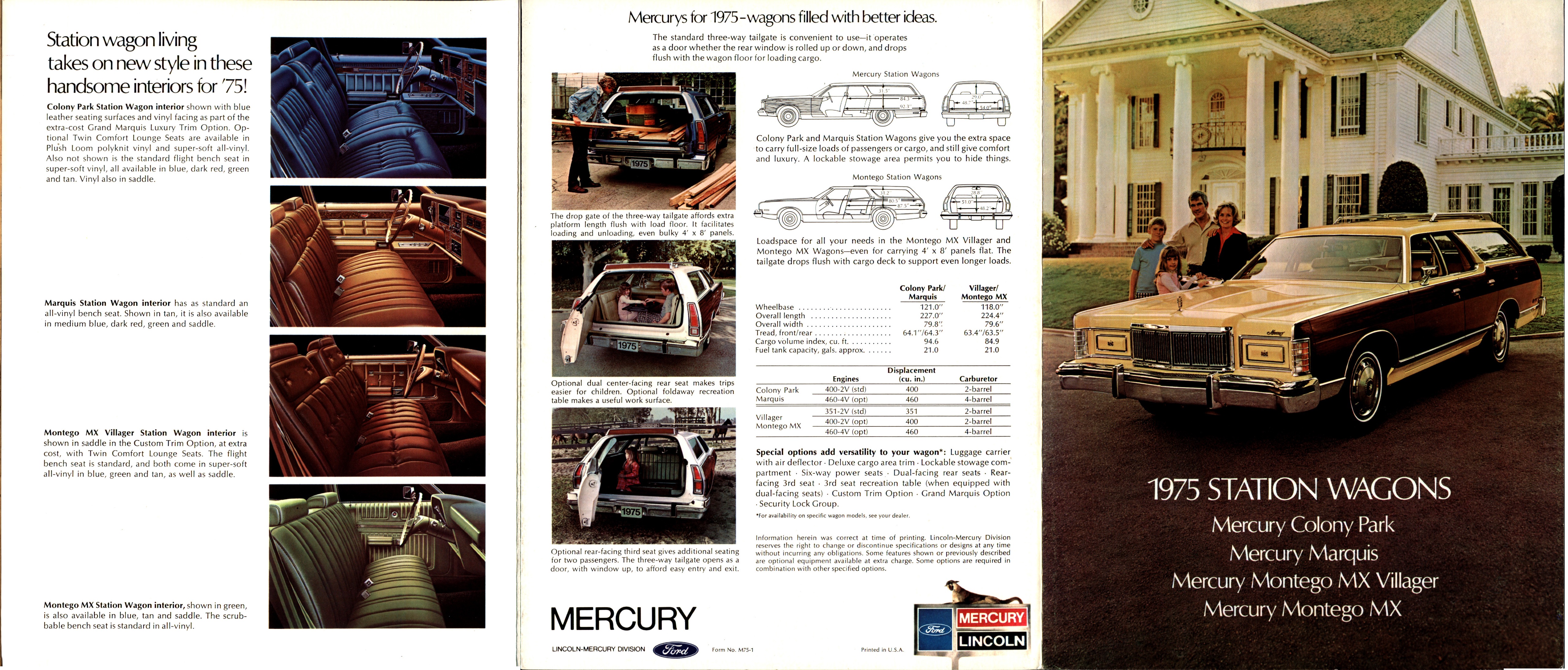 1975 Mercury Wagons Foldout 05-06-01