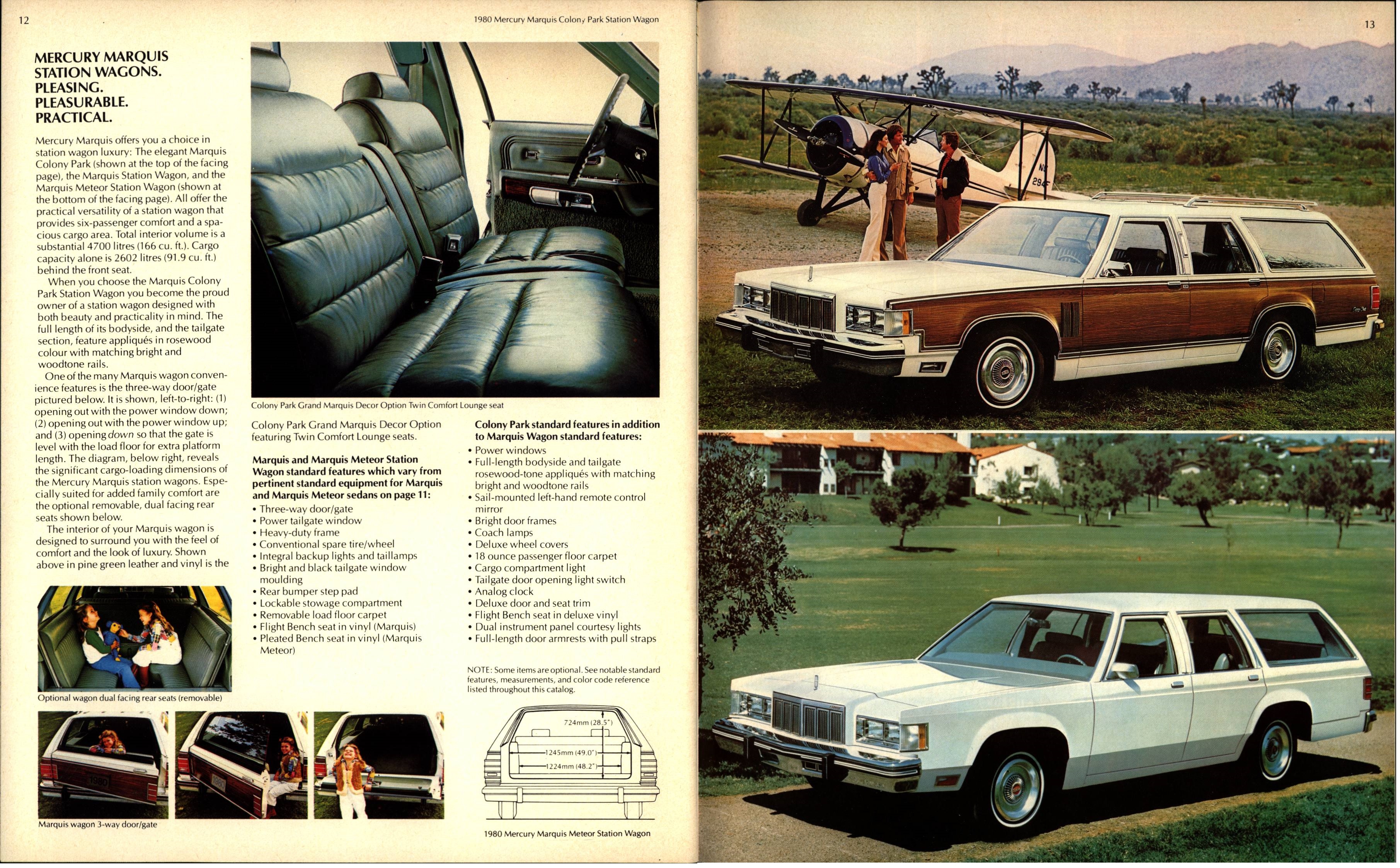 1980 Mercury Marquis Brochure (Cdn) 12-13