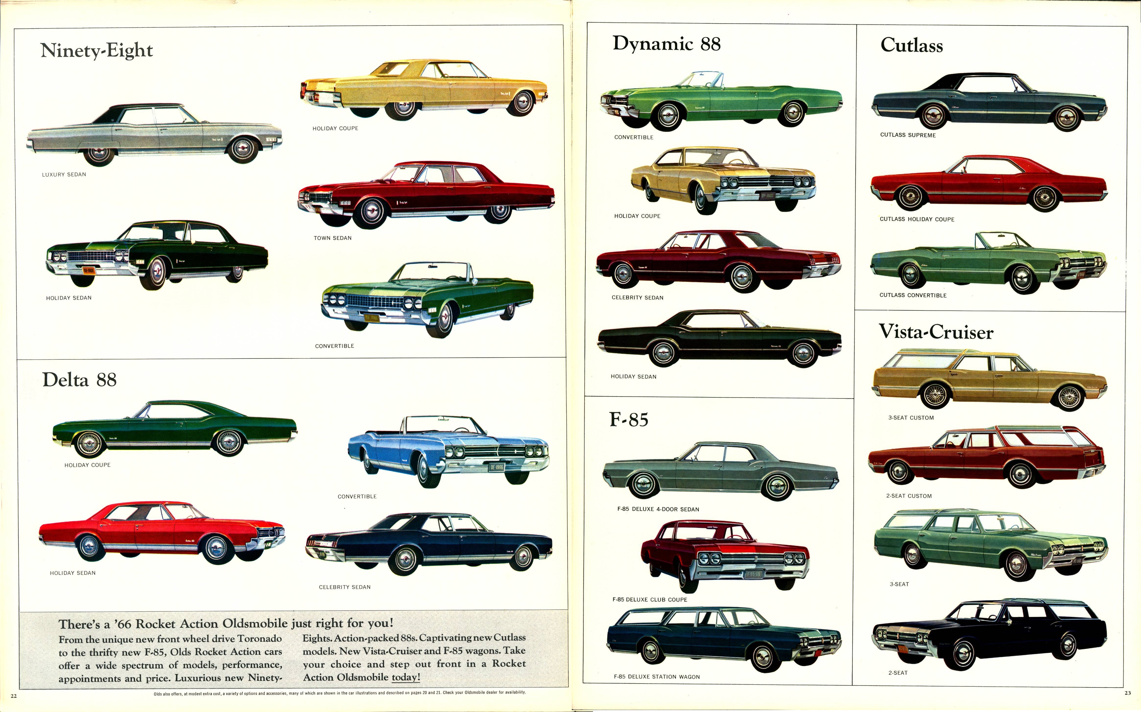 1966 Oldsmobile Full Line Brochure (Cdn) 22-23