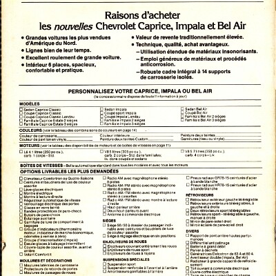 1979 Chevrolet Full Size Brochure (Cdn-Fr) 16