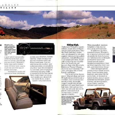 1988 Jeep Wrangler Brochure 12-13