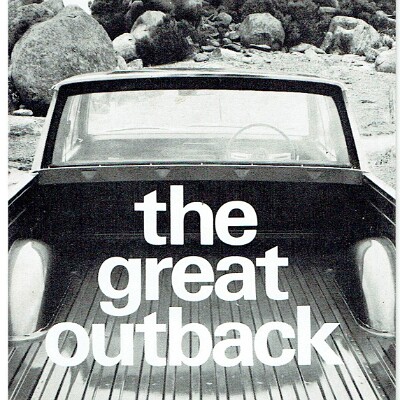 1969 Valiant VF Ute Colour Range - Australia