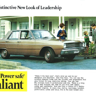 1967 Chrysler VE Valiant Sheet - Australia