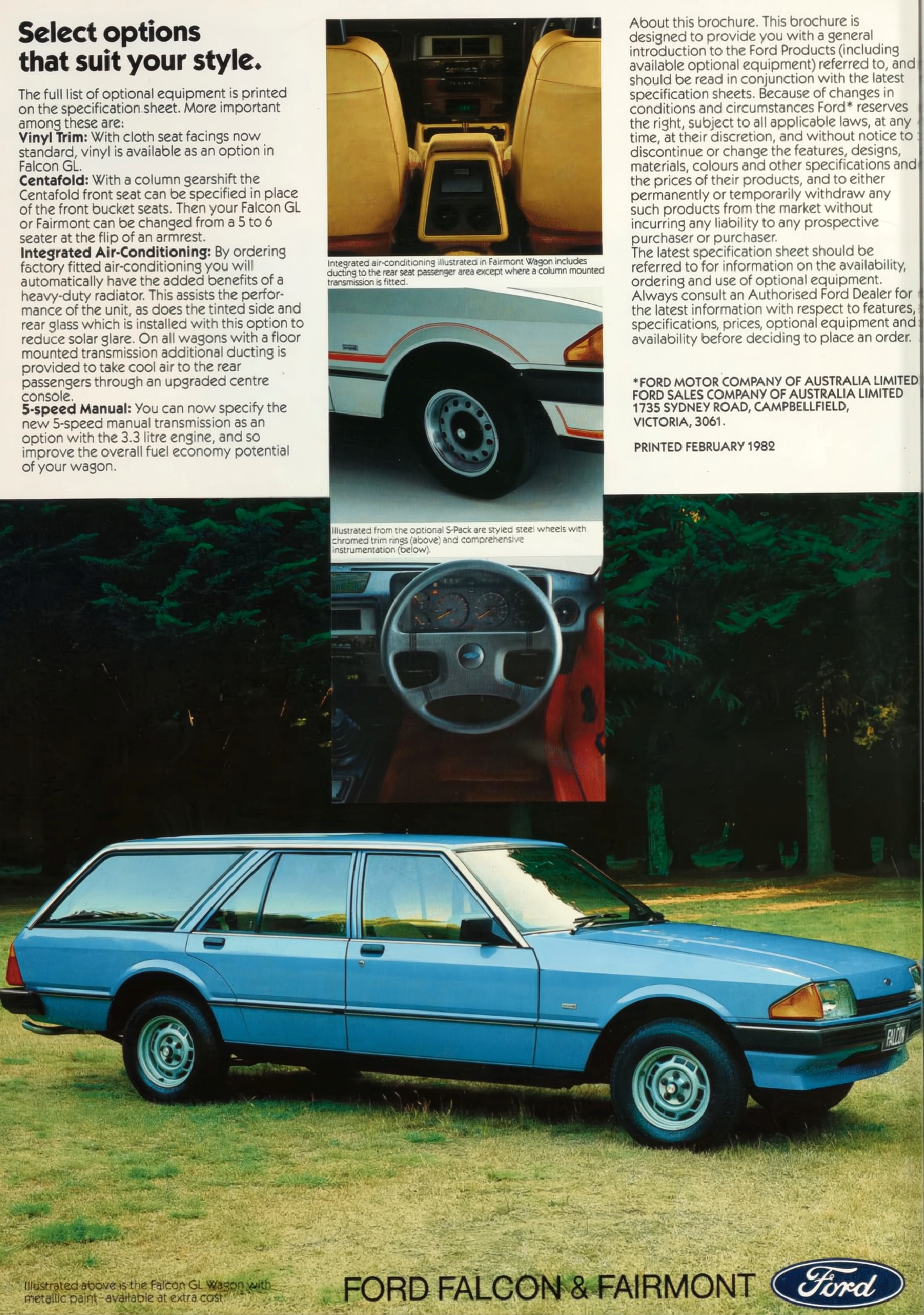 1982 Ford Falcon GL & Fairmont Wagons (Aus)_3