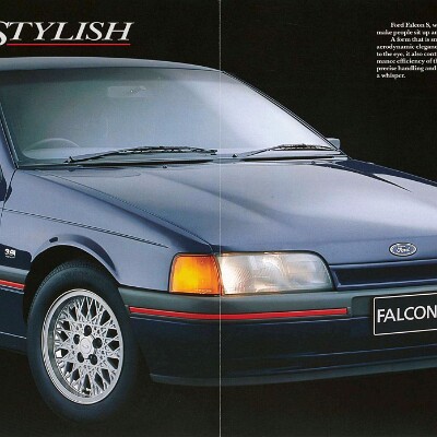 1988 Ford EA Falcon S Foldout - Australia