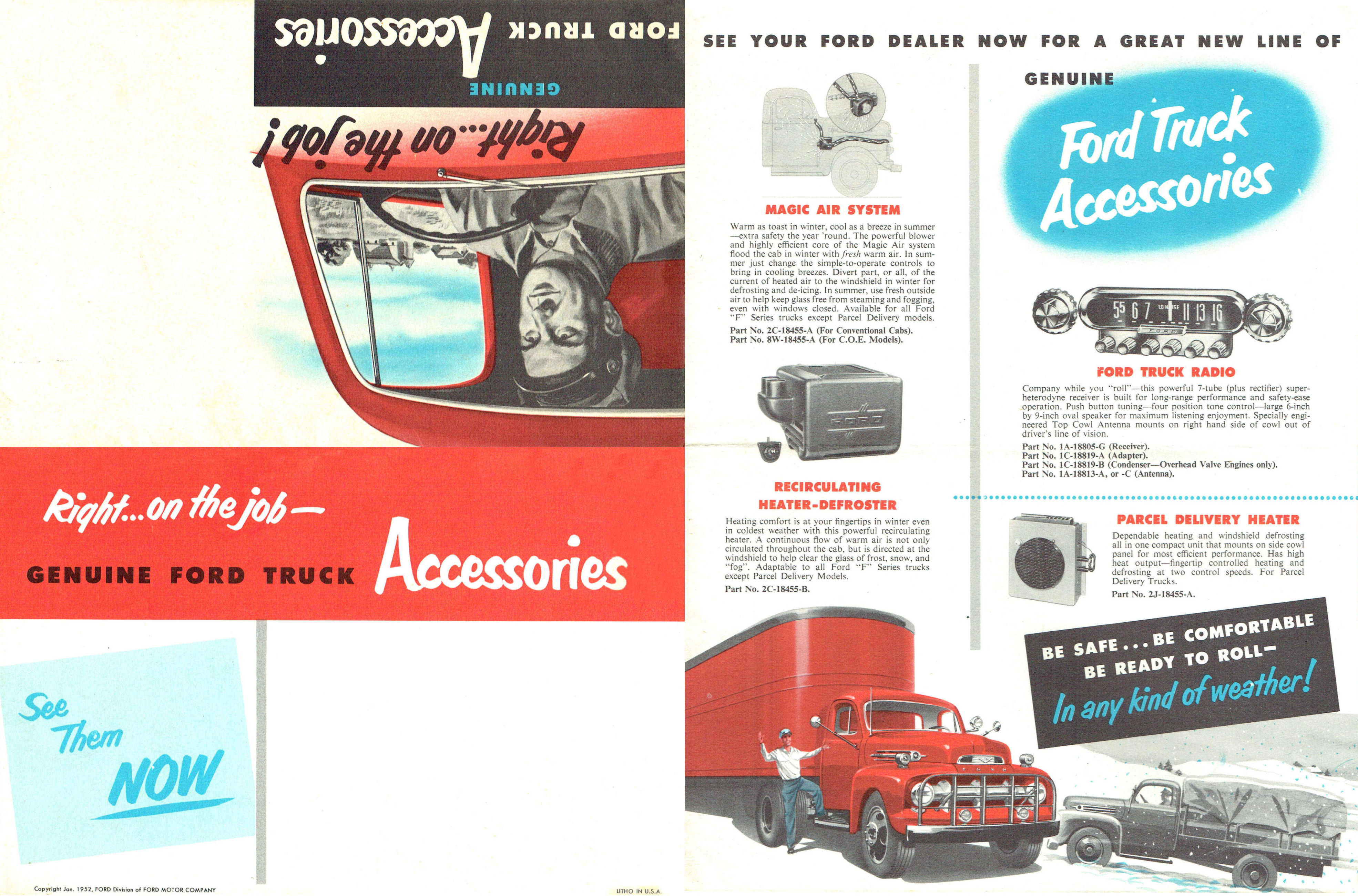 1952 Ford Truck Accessories-Side A