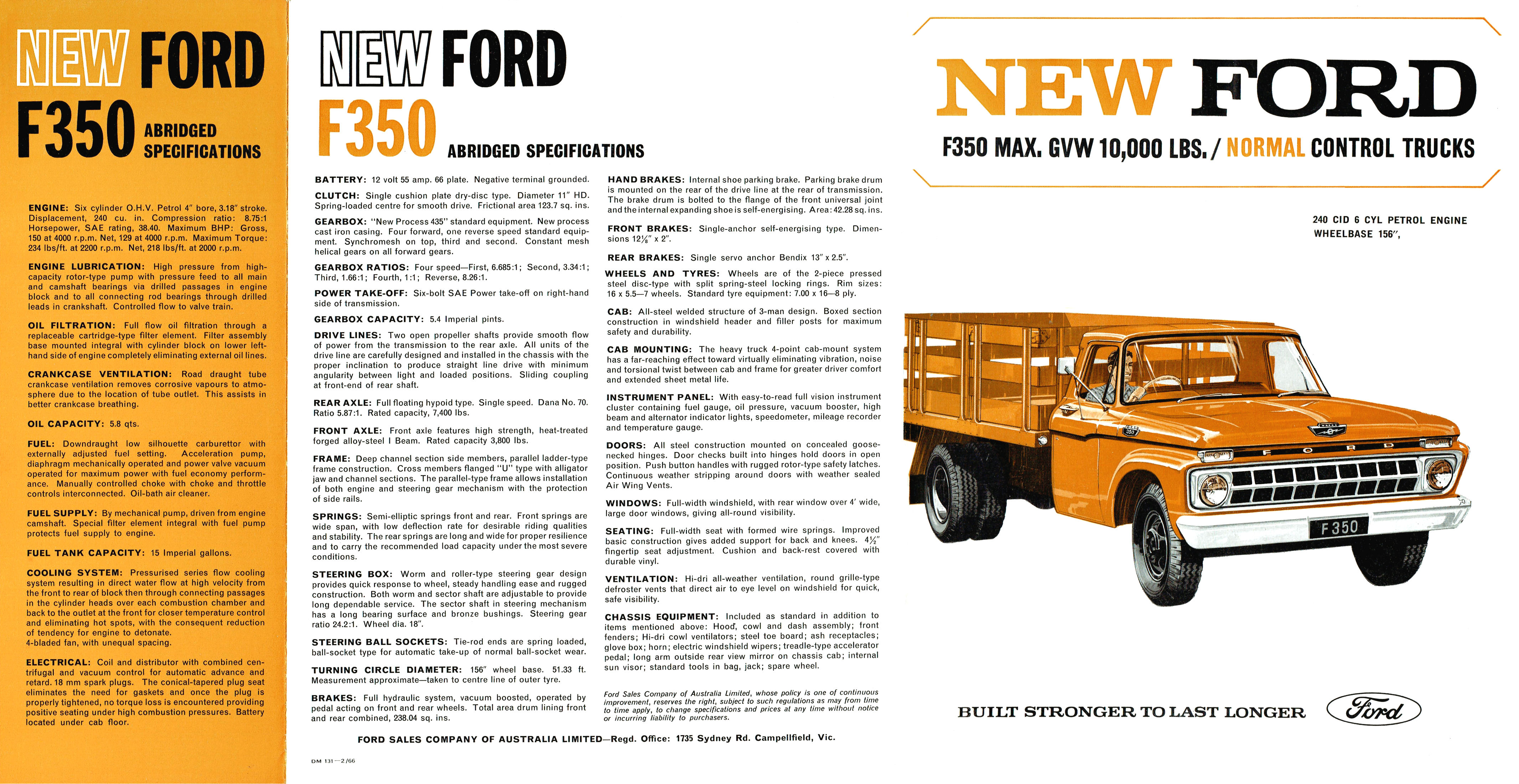 1965 Ford F350 Trucks (Aus)-Side A