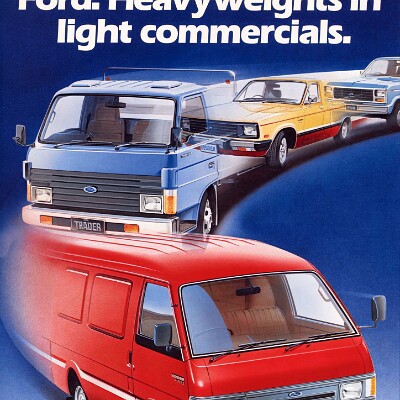 1984 Ford Light Commercials - Australia