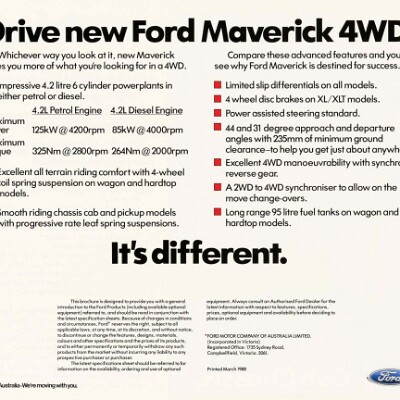 1988 Ford Maverick Foldout (Aus)_Page_3