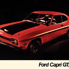 1970 Ford Capri GT-V6 Leaflet - Australia