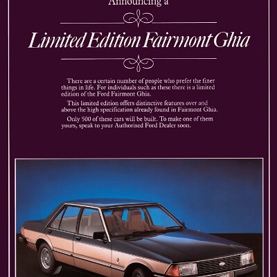 1982 Ford XE Fairmont Ghia - Australia 1982 Ford XE Fairmont Ghia - Australia