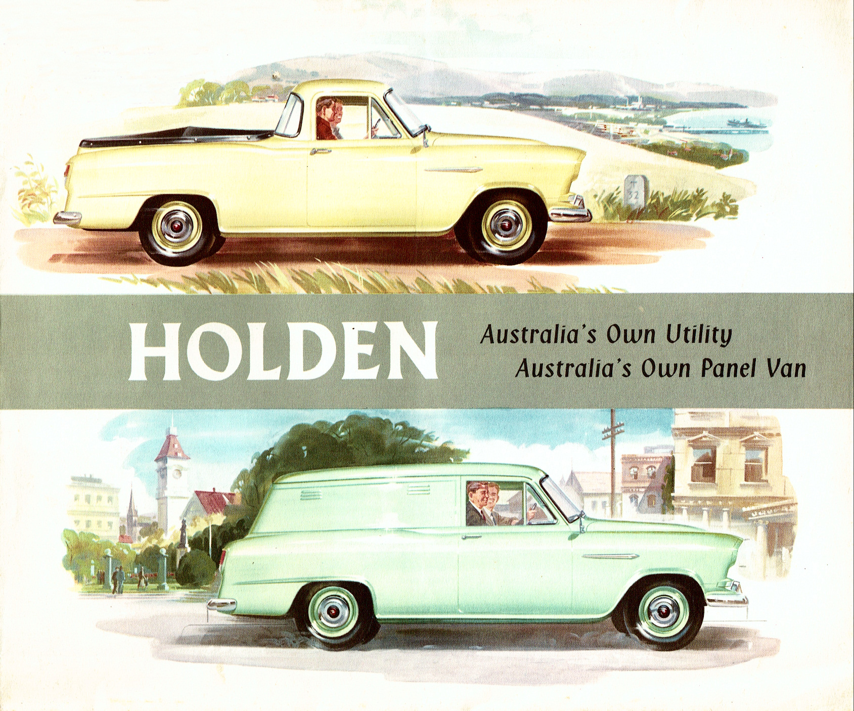 1958 Holden FC Ute & Panrel Van-00