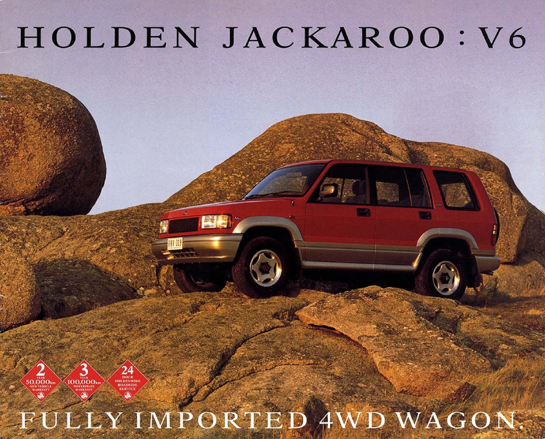 1995 Holden Jackaroo V6 Brochure  Australia 01