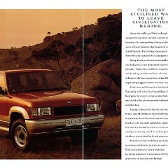 1995 Holden Jackaroo V6 Brochure  Australia 12-13