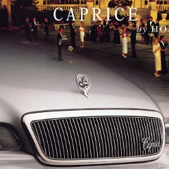 1995 Holden Caprice Brochure Australia 01