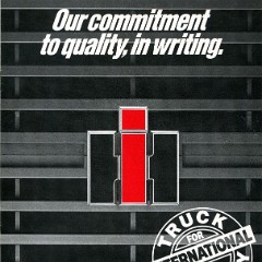 1985 International Truck Warranty - Australia