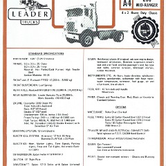 Leader-Truck-Data-Sheets