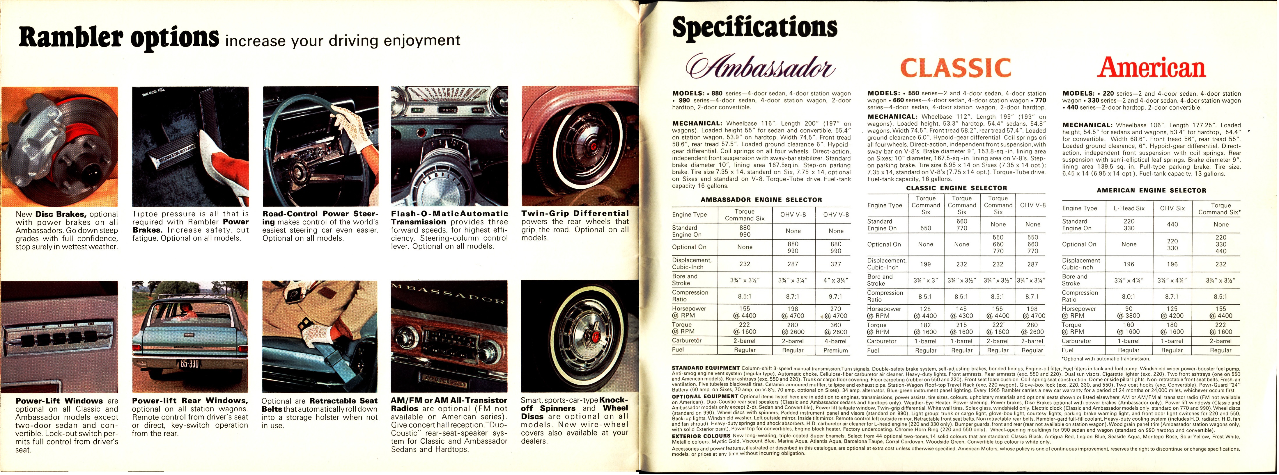1965 Rambler Full Line Prestige Brochure (Cdn) 26-27