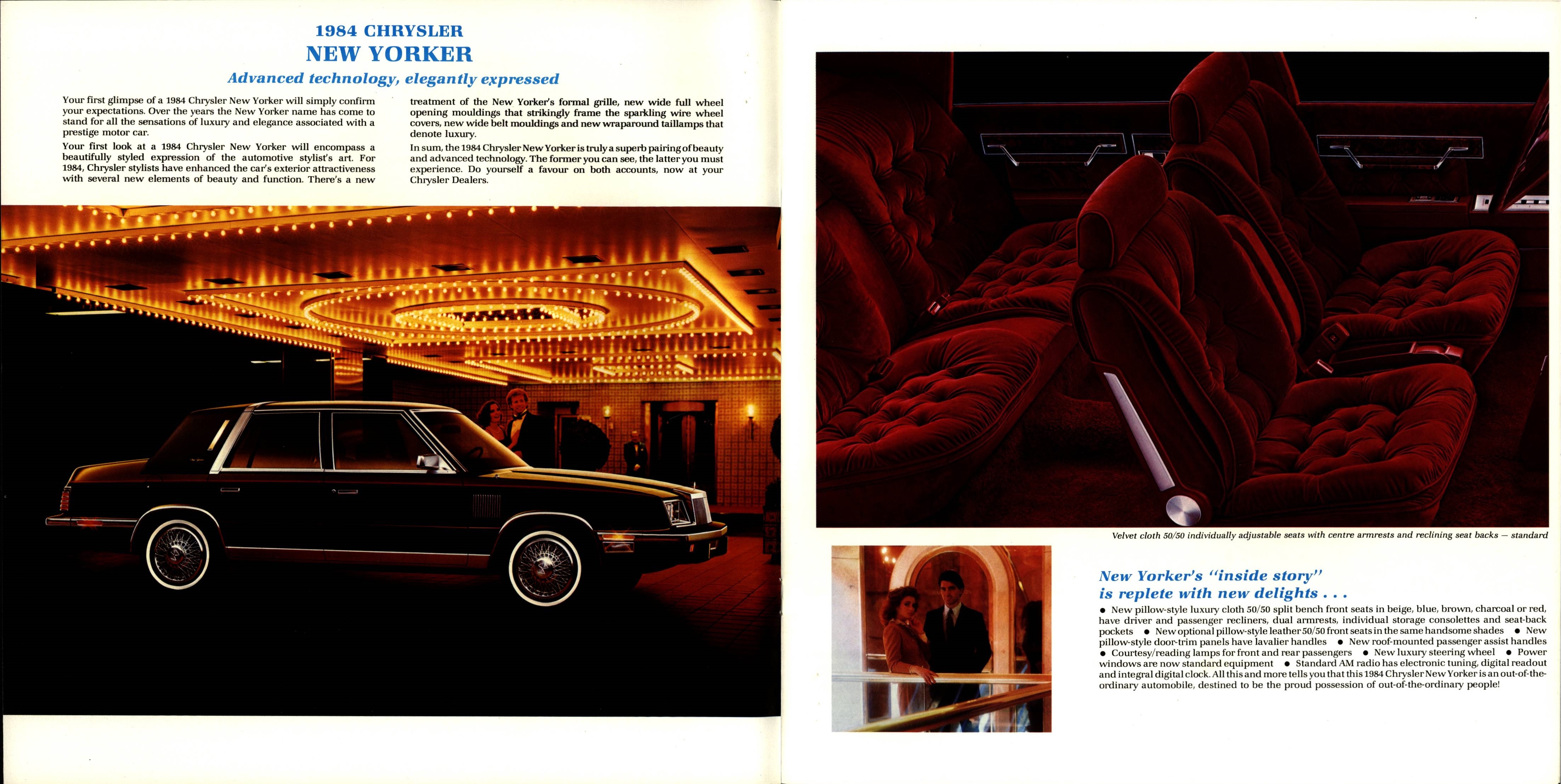 1984 Chrysler New Yorker Brochure Canada 02-03