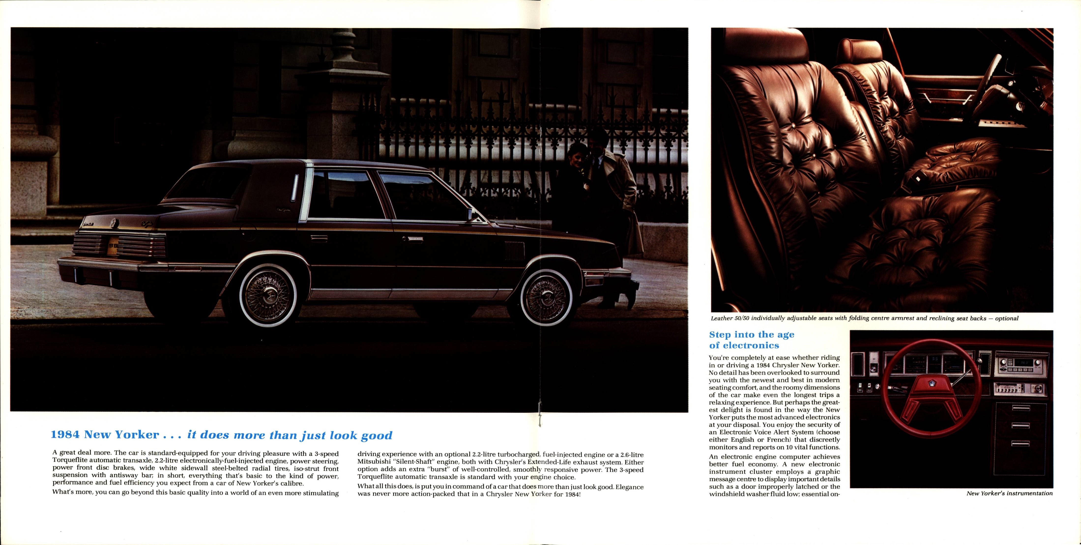 1984 Chrysler New Yorker Brochure Canada 04-05