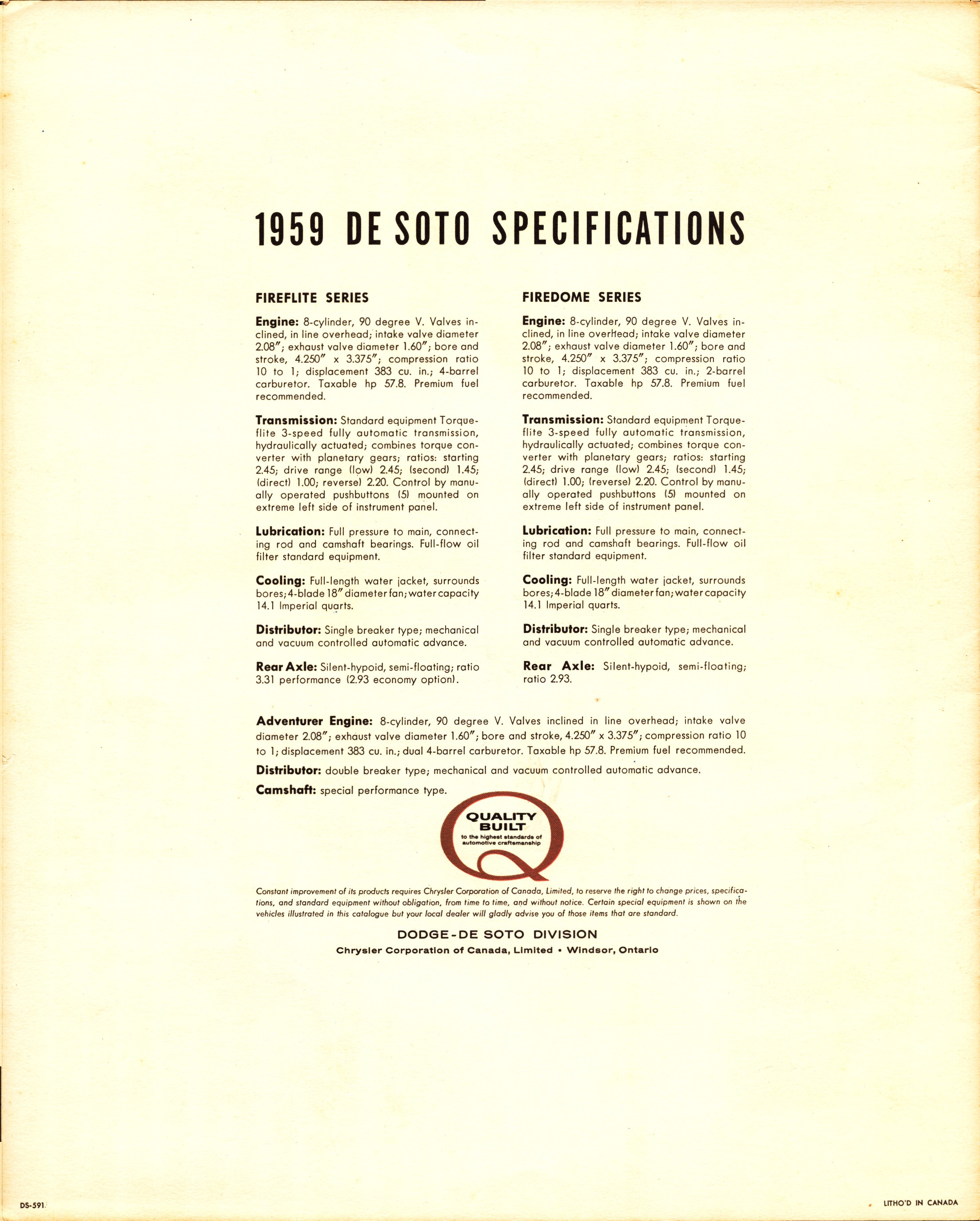 1959 De Soto Brochure (Cdn) 12