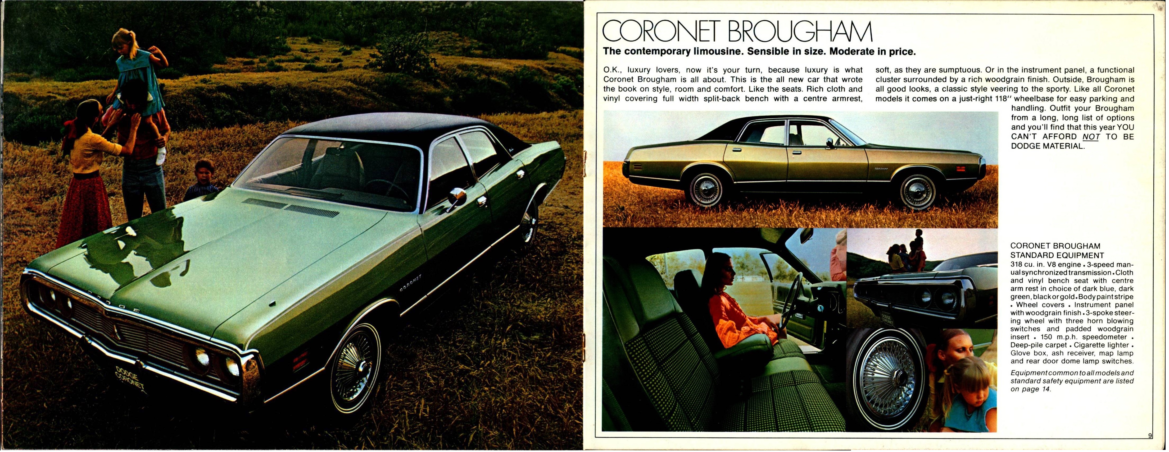 1971 Dodge Charger & Coronet Brochure (Cdn) 08-09