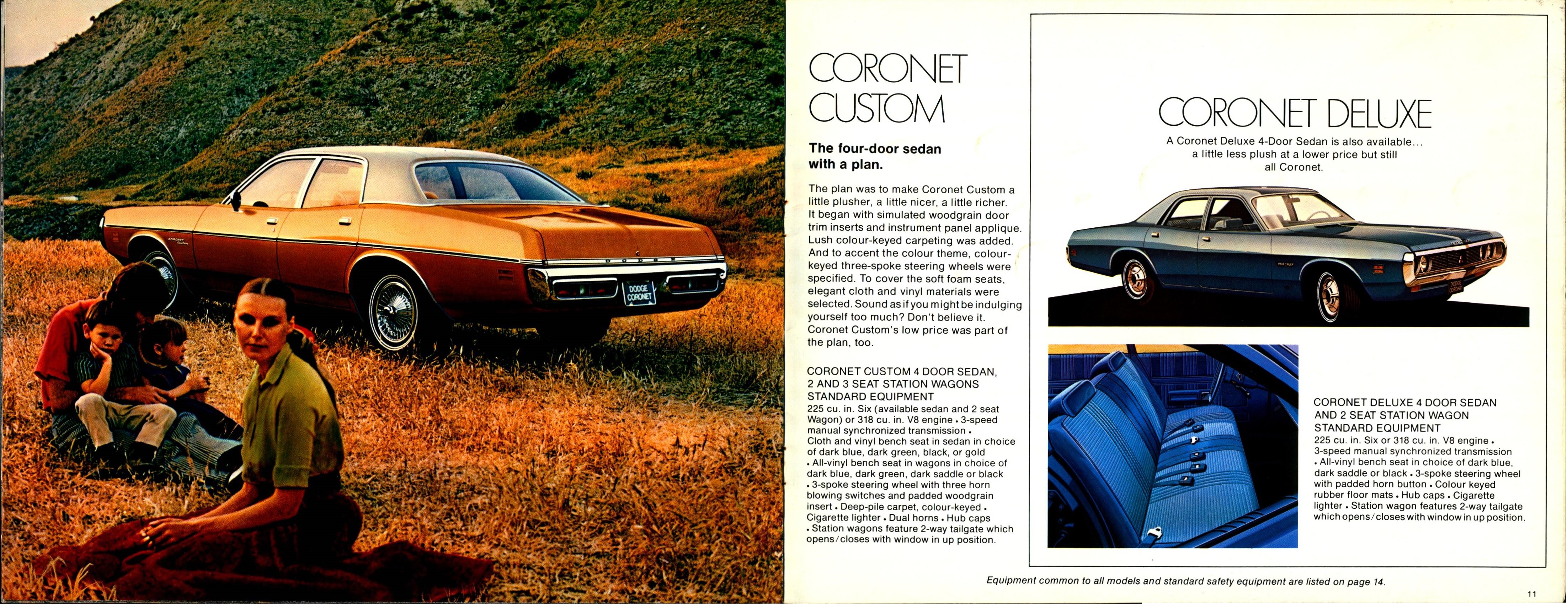 1971 Dodge Charger & Coronet Brochure (Cdn) 10-11